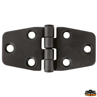 Trem M3502077 - AISI 316 Black PVD Hinge 77x40 mm Straight Model