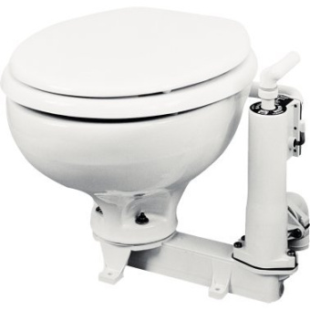Plastimo 12371 - Toilet Manual China Bowl ABS Seat