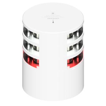 Lopolight 301-011KL+012+014-WH - Navigation Light 5NM 225° White + 2NM 360 White + 2NM 360 Red-White