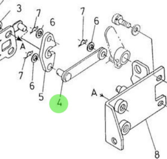 Nanni Diesel 970307363 - Electrical Stop Lever for Marine Diesel Engines
