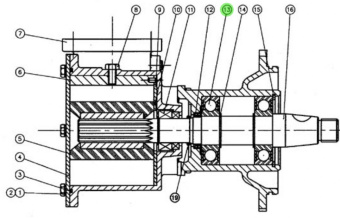 Jabsco 18753-0275 - Ball Bearing for 30530 Series