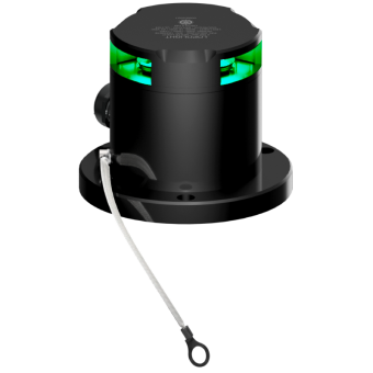 Lopolight 201-015-PRO-I-EX - Navigation Light 2NM 360° Green, Black, EX Zone 1&2, Ice-Class