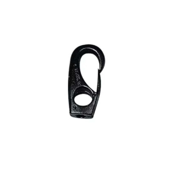 Nuova Rade 44029 - Snap Hooks With Eye Ø10x42mm, F/Ø4mm Cord, Polyam. Black (10 pcs)