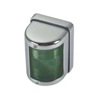 Foresti & Suardi 17B.C - Chromed Brass Green Navigation Light Starboard