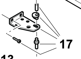 Isotherm SBE00146AA – Middle Right-Hand (RH) Hinge for Cruise CR195 Fridge/Freezer