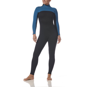 Plastimo P203708 - Essential 3/2mm Wetsuit Women's Black/Ocean Size 16 M/L