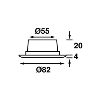 Båtsystem 9466c - Pinto Touch Master, Chrome, 12-14V, 1W