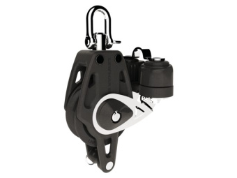 Lewmar 29901428BK - Control Block Single With Becket And Cleat 40mm