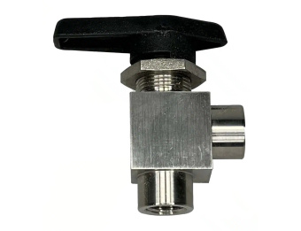 Parker 1417120196 1/4" FPT Angle Ball Valve Stainless Steel AED