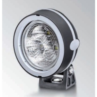 Hella Marine 1GM 996 136-511 - LED-Worklight - Mega Beam Gen. IV - 24/12V - 2500lm - Mounting/Bolted - Suspended - Short Distance Lighting - Cable 190mm