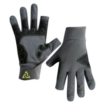 Plastimo P202741 - Typhoon Performance Full Finger Glove - Adult - Grey/ Lime L