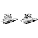 Allpa Tiller Extension For Outboards, Fixed Model, L=700mm (With Stop Button)