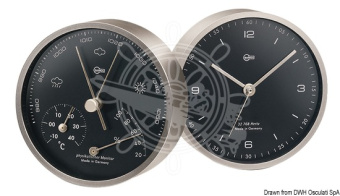 Osculati 28.086.01 - Barigo Pentable Black Clock