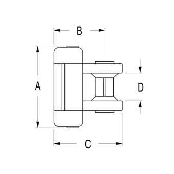 Ronstan RC12663 Series 26 Intermediate Batten Car