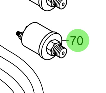 Steyr Z002640-0 - Oil Pressure Sensor 2-Pole Accessory