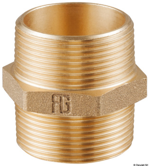 Osculati 17.565.05 - Guidi bronze double nipple M-M 1