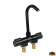 Trem N0138002 - Hot/Cold Water Short Foldable Tap PVD Black Colour Trem N0138002 - Hot/Cold Water Short Foldable Tap PVD Black Colour