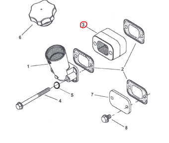 Northern Lights R136514 - SPACER, OIL FILLER NECK