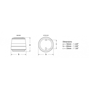 Hella Marine Naviled 360 Compact Lights Black