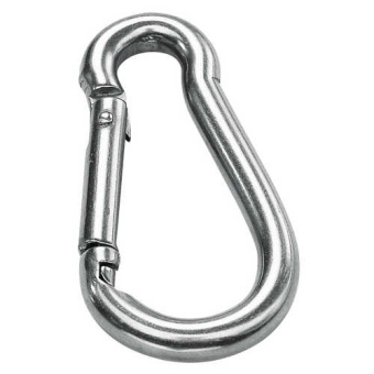 Plastimo 29737 - Stainless Steel Carbine hook 8mm