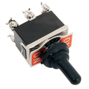 Euromarine Double-Pole 20A 12V On-Off-On Waterproof Toggle Switch