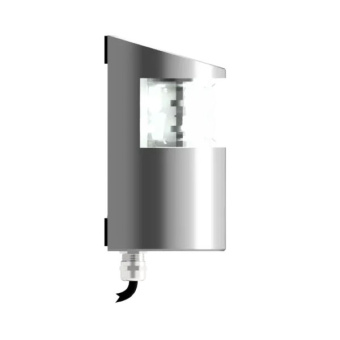Lopolight 300-039-CD - Navigation Light 5NM 225° White, Masthead, Double, Silver Anodized