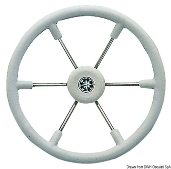 Osculati 45.149.33 - Stainless Steel Steering Wheel White 340 mm