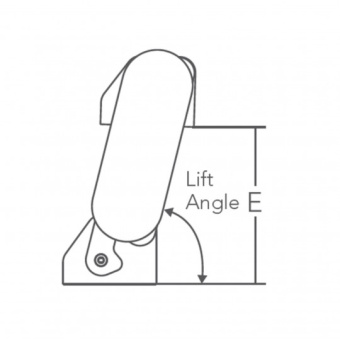 Marine Town Pair Of AISI 316 Hinges For Seat