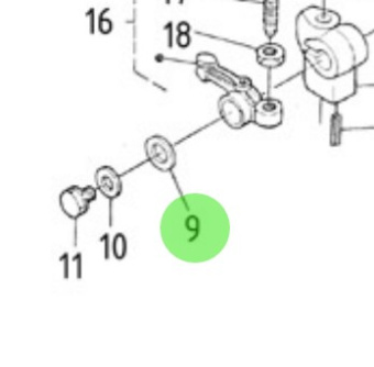 Nanni Diesel 970141009 - Rocker Arm Spring for HE and N Series Engines