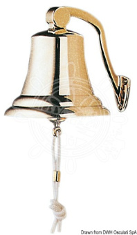 Osculati 21.222.80 - Brass Bell Ø 100 mm
