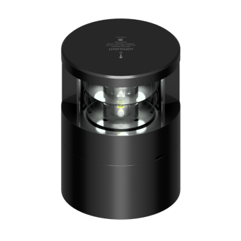 Lopolight 300-038-B-CD - Navigation Light 5NM 225° White, Masthead, Double, Black Anodized
