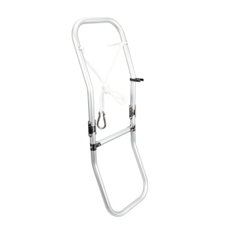 Lalizas 99507 - Folding Ladder For Inflatable Boats, 2 Steps, Aluminium, 265x894mm