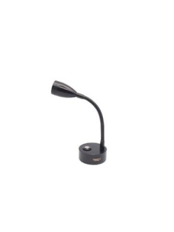 Hollex LED Reading Lamp Miniflex Black 12/24V 2W 160lm 3 Colors Dimmable