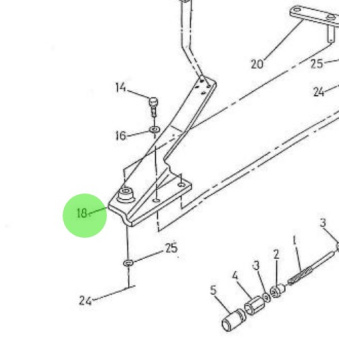 Nanni Diesel 95203028A - Accelerator Bracket for 5.250TDI Engines