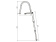 Talamex Swim Ladder Telescopic And Fold Up Including Handgrips Stainless Steel 3 Step
