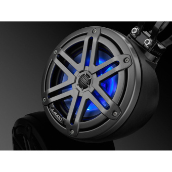 JL Audio 010-03259-00 - M3-650VeX Marine Speaker Gray With LEDs