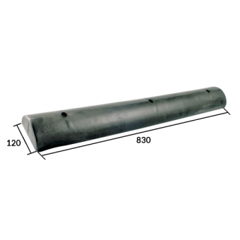 Straight Fender Black