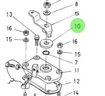 Nanni Diesel 970310465 - Speed Control Collar for Marine Engines