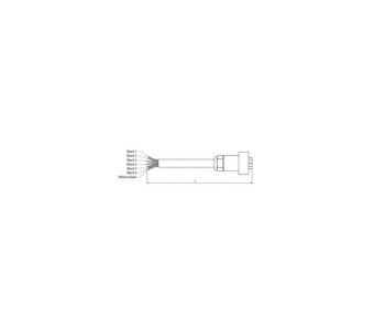 Vetus ECG3/6 - Cable from EC*EE to gearbox