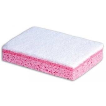  Pack of 10 White Abrasive Sponges