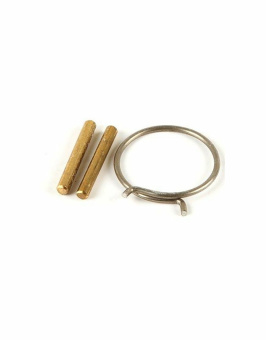 Vetus BP198 - Set Shear Pin (2x) and Securing Spring for BOW50