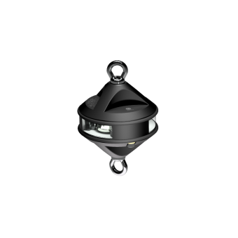 Lopolight 300-112G2-H2C-B-P - Navigation Light 3NM 360° White, Hoist, Black Anodized
