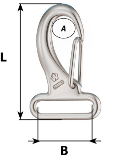 Wichard 2284 - Webbing Snap Hook 30 mm Length 60 mm