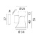 Foresti & Suardi 252.C - Magnetic Door Holder Chrome Ø34x55 mm