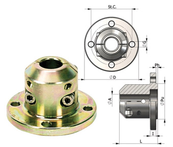 TOR FLM Propeller Shaft Clamping Hub