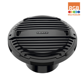 Hertz HMS 12 B4-LD-C - 12" Marine Subwoofer 4 Ohm Black RGB LED