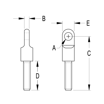 Ronstan RF5272 9mm Eyebolt, M6 Thread