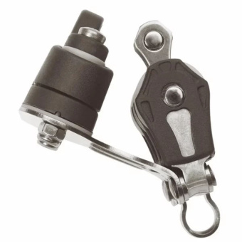Barton N00511 - Size 0 20mm Plain Bearing Pulley Block Triple Fixed Eye Becket & Cam