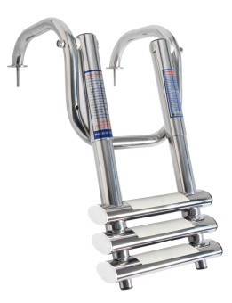 Osculati 49.556.03 - Very compact telescopic ladder with handles for gangplanks