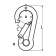 Carabiner Hook With Eye A4 Ø8mm